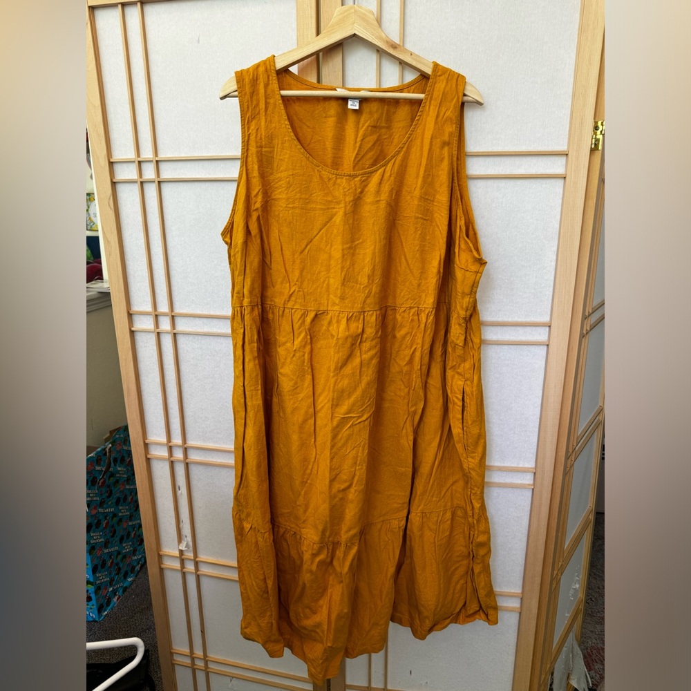 Perfect linen summer dress